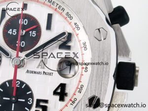 Royal Oak Offshore 42mm Panda SS TKF Best Edition White/Black Dial on SS Bracelet A7750 - Image 14