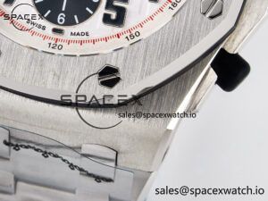 Royal Oak Offshore 42mm Panda SS TKF Best Edition White/Black Dial on SS Bracelet A7750 - Image 17
