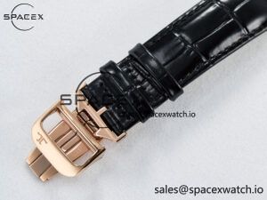 Reverso Classic Duoface Small Seconds RG MGF Best Edition White Guilloché Dial on Black Leather Strap A854A - Image 22