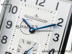 Reverso Classic Duoface Small Seconds SS MGF Best Edition White Guilloché Dial on Black Leather Strap A854A - Image 13
