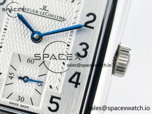 Reverso Classic Duoface Small Seconds SS MGF Best Edition White Guilloché Dial on Black Leather Strap A854A - Image 14