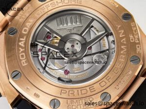 Royal Oak Offshore 44mm RG TKF 1:1 Best Edition Gray Dial on Black Rubber Strap A3126 - Image 19