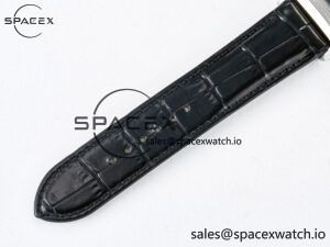 Reverso Classic Duoface Small Seconds SS MGF Best Edition White Guilloché Dial on Black Leather Strap A854A - Image 20