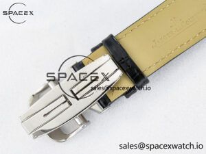 Reverso Classic Duoface Small Seconds SS MGF Best Edition White Textured Dial on Black Leather Strap A854A - Image 22