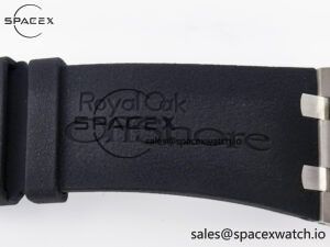 Royal Oak Offshore 44mm Black Ceramic SS TKF 1:1 Best Edition Black/White Dial on Black Rubber Strap A3126 - Image 27