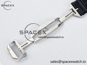 Reverso Classic Duoface Small Seconds SS MGF Best Edition White Guilloché Dial on Black Leather Strap A854A - Image 25