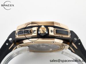 Royal Oak Offshore 44mm Black Ceramic TKF 1:1 Best Edition Gray Dial RG Bezel on Black Rubber Strap A3126 - Image 15