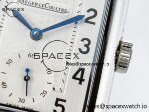 Reverso Classic Duoface Small Seconds SS MGF Best Edition White Textured Dial on Black Leather Strap A854A - Image 14