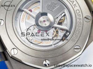 Royal Oak Offshore 44mm SS TKF 1:1 Best Edition Blue/Yellow Dial on Blue/Yellow Rubber Strap A3126 - Image 20