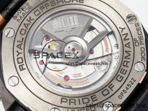 Royal Oak Offshore 44mm Black Ceramic RG TKF 1:1 Best Edition Gray Dial on Black Rubber Strap A3126 - Image 19