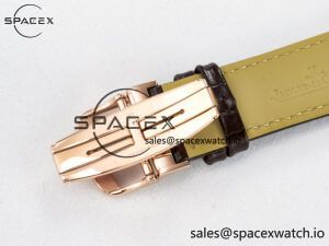 Reverso Tribute Duoface Small Seconds RG MGF Best Edition White Spray Paint Dial on Black Leather Strap A854A - Image 22