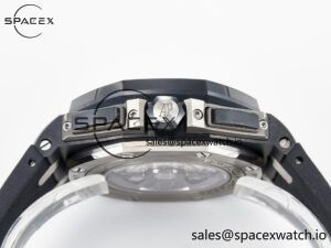 Royal Oak Offshore 44mm Black Ceramic SS TKF 1:1 Best Edition Gray Dial on Black Rubber Strap A3126 - Image 15
