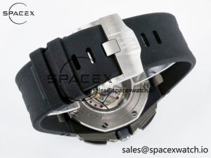 Royal Oak Offshore 44mm Black Ceramic SS TKF 1:1 Best Edition Gray Dial on Black Rubber Strap A3126 - Image 16