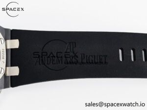 Royal Oak Offshore 44mm Black Ceramic SS TKF 1:1 Best Edition Gray Dial on Black Rubber Strap A3126 - Image 26