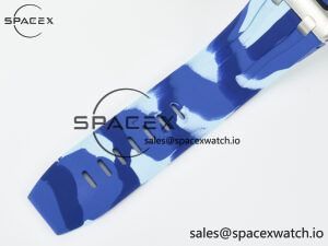 Royal Oak Offshore 44mm SS TKF 1:1 Best Edition Blue Dial on Blue Camou Rubber Strap A3126 - Image 22