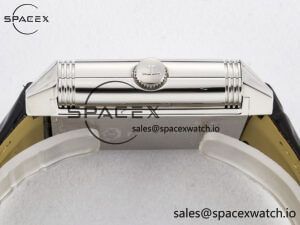Reverso Tribute Duoface Small Seconds SS MGF Best Edition White Dial on Black Leather Strap A854A - Image 16