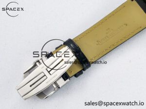Reverso Tribute Duoface Small Seconds SS MGF Best Edition White Dial on Black Leather Strap A854A - Image 21