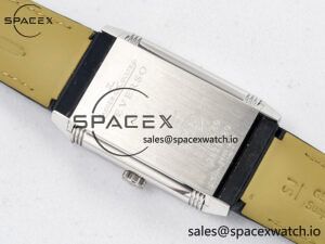 Reverso Tribute Duoface Small Seconds SS MGF Best Edition White Dial on Black Leather Strap A854A - Image 18
