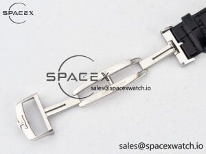 Reverso Tribute Duoface Small Seconds SS MGF Best Edition White Dial on Black Leather Strap A854A - Image 24