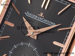 Reverso Tribute Duoface Small Seconds RG MGF Best Edition Black Dial on Red Leather Strap A854A - Image 13