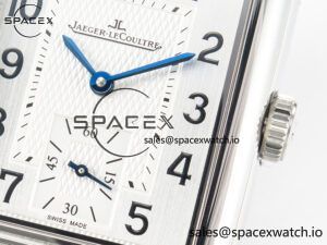 Reverso Classic Duoface Small Seconds SS MGF Best Edition White Guilloché Dial on Red Leather Strap A854A - Image 14