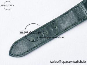 Reverso Tribute Duoface Small Seconds SS MGF Best Edition Green Dial on Green Leather Strap A854A - Image 20
