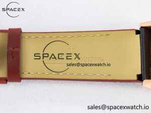 Reverso Tribute Duoface Small Seconds RG MGF Best Edition Black Dial on Red Leather Strap A854A - Image 23