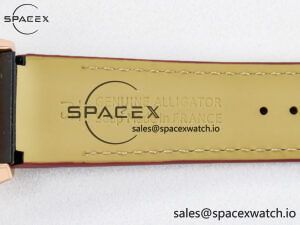 Reverso Tribute Duoface Small Seconds RG MGF Best Edition Black Dial on Red Leather Strap A854A - Image 24