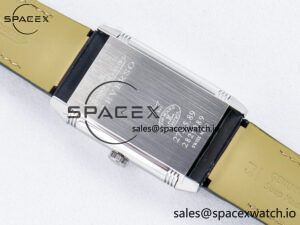 Reverso Tribute Duoface Small Seconds SS MGF Best Edition Green Dial on Green Leather Strap A854A - Image 19