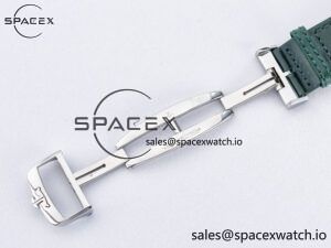 Reverso Tribute Duoface Small Seconds SS MGF Best Edition Green Dial on Green Leather Strap A854A - Image 25