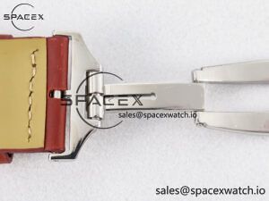 Reverso Classic Duoface Small Seconds SS MGF Best Edition White Guilloché Dial on Red Leather Strap A854A - Image 27