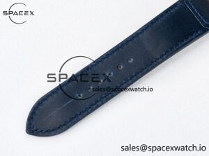Reverso Tribute Duoface Small Seconds RG MGF Best Edition Blue Dial on Blue Leather Strap A854A - Image 20