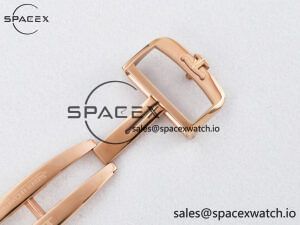Reverso Tribute Duoface Small Seconds RG MGF Best Edition Blue Dial on Blue Leather Strap A854A - Image 29