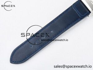 Reverso Tribute Duoface Small Seconds SS MGF Best Edition Blue Dial on Blue Leather Strap A854A - Image 20