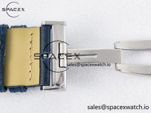 Reverso Tribute Duoface Small Seconds SS MGF Best Edition Blue Dial on Blue Leather Strap A854A - Image 27