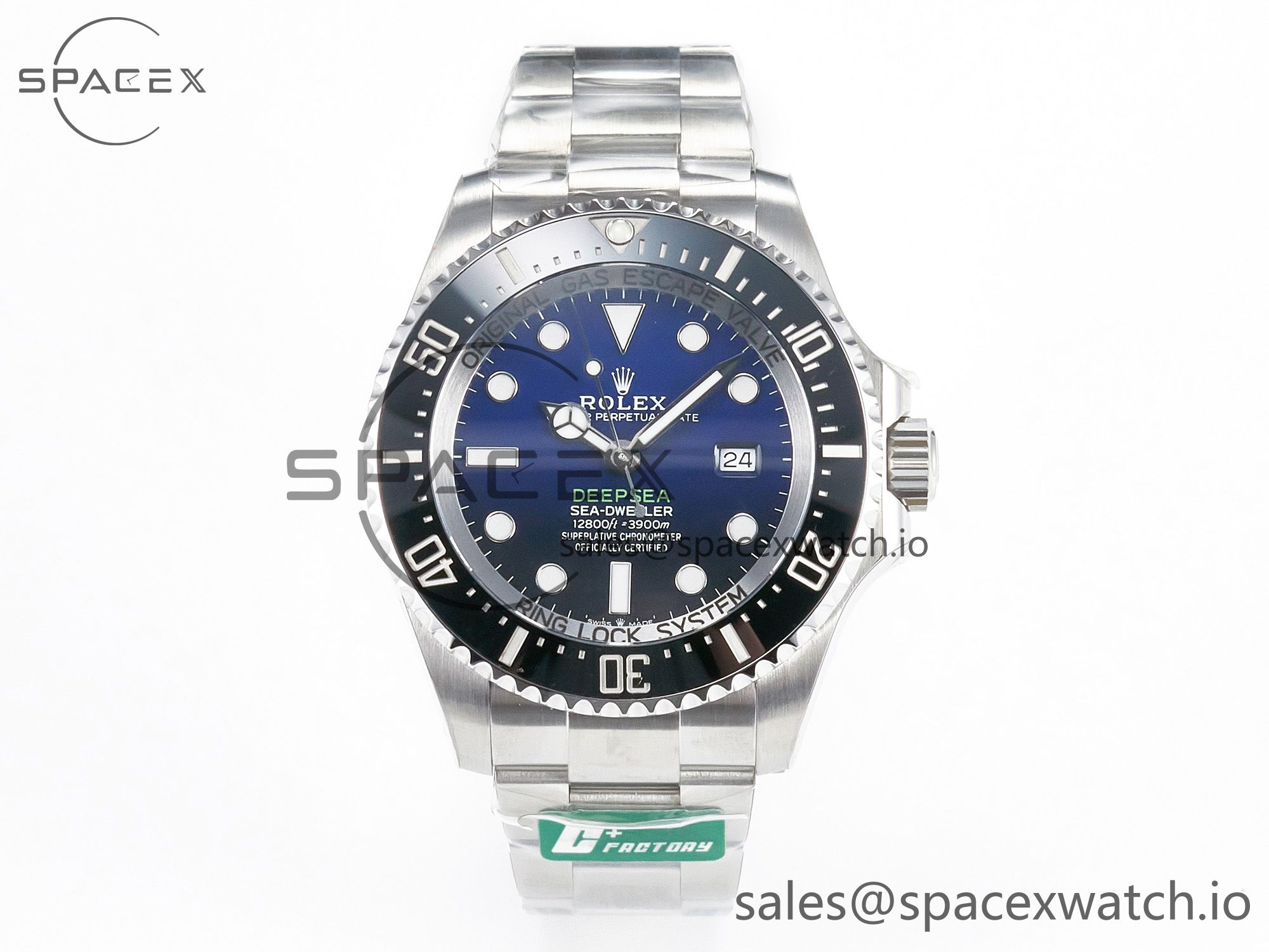 IMG_3219 拷贝 Sea-Dweller 126660 ‘D-Blue’ C+F 1:1 Best Edition 904L SS Case and Bracelet VR3235 - Image 1
