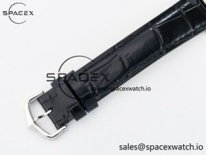 Santos Dumont 31.4mm IWSF Best Edition Silver Dial on Black Leather Strap Quartz - Image 18