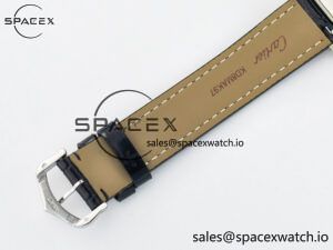 Santos Dumont 31.4mm IWSF Best Edition Silver Dial on Black Leather Strap Quartz - Image 20