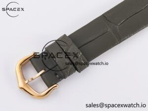 Ballon Blanc De Cartier 30mm RG DRF 1:1 Best Edition Silvered Texture Dial on Green Leather Strap Ronda Quartz - Image 17