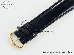 Tank Must Large YG 33.7mm DRF 1:1 Best Edition YG Dial on Black Leather Strap Swiss Quartz - Image 17