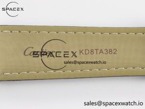 Tank Must Large SS 33.7mm DRF 1:1 Best Edition White Dial on Black Leather Strap Swiss Quartz - Image 18