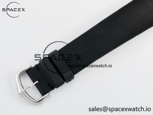 Tank Must Large SS 33.7mm DRF 1:1 Best Edition White Dial Diamonds Bezel on Black Calfskin Strap Swiss Quartz - Image 16
