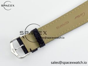 Tank Must Large SS 33.7mm DRF 1:1 Best Edition Black Dial on Black Leather Strap Swiss Quartz - Image 17