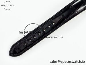 Tank Must Small SS 29mm DRF 1:1 Best Edition Black Dial on Black Leather Strap Swiss Quartz - Image 15
