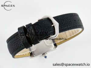 Tank Must Small SS 29mm DRF 1:1 Best Edition White Dial on Black Leather Strap Swiss Quartz - Image 13