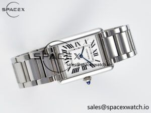 Tank Must SS 33.7mm DRF 1:1 Best Edition White Dial on SS Bracelet Jap Quartz - Image 8