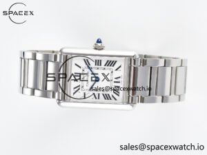 Tank Must SS 33.7mm DRF 1:1 Best Edition White Dial on SS Bracelet Jap Quartz - Image 7