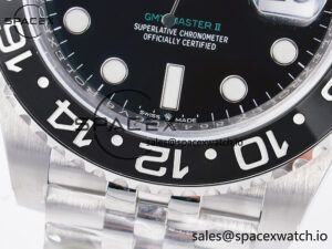 GMT-Master II 126710 GRNR Black/Gray Ceramic 904L Steel ARF 1:1 Best Edition on Jubilee Strap SH3285 - Image 12