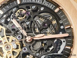 Royal Oak 41mm Skeleton 15407 RG ZF 1:1 Best Edition Skeleton Dial on RG Bracelet A3132 - Image 9