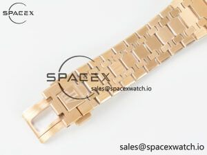 Royal Oak 41mm Skeleton 15407 RG ZF 1:1 Best Edition Skeleton Dial on RG Bracelet A3132 - Image 20